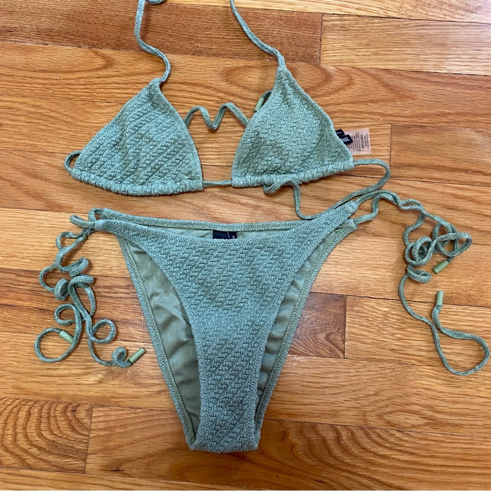 Triangl Vinca bikini in khaki